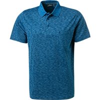 RAGMAN Herren Polo-Shirt blau Baumwoll-Jersey von RAGMAN