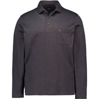 RAGMAN Herren Polo-Shirt grau gemustert von RAGMAN