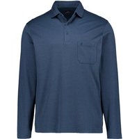 RAGMAN Herren Polo-Shirt grün gemustert von RAGMAN