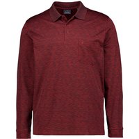 RAGMAN Herren Polo-Shirt rot Baumwoll-Jersey von RAGMAN