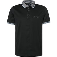 RAGMAN Herren Polo-Shirt schwarz Baumwoll-Jersey von RAGMAN