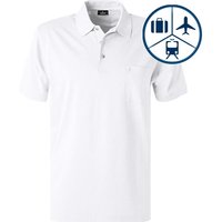 RAGMAN Herren Polo-Shirt weiß Baumwoll-Jersey von RAGMAN