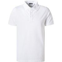 RAGMAN Herren Polo-Shirt weiß Baumwoll-Piqué von RAGMAN