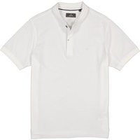 RAGMAN Herren Polo-Shirt Weiß Baumwoll-Piqué von RAGMAN