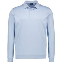 RAGMAN Herren Polo-Shirt blau Baumwoll-Jersey von RAGMAN