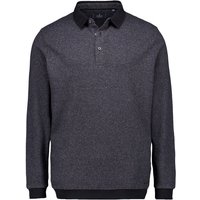 RAGMAN Herren Polo-Shirt grau gemustert von RAGMAN