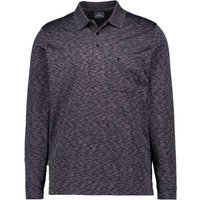 RAGMAN Herren Polo-Shirt grau meliert von RAGMAN