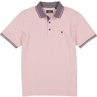 RAGMAN Herren Polo-Shirt rosa Baumwoll-Piqué von RAGMAN