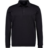 RAGMAN Herren Polo-Shirt schwarz Baumwoll-Jersey von RAGMAN