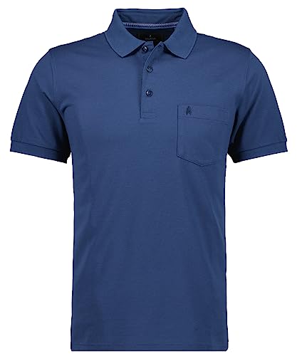 RAGMAN Herren Polo solid with Pocket L, Nachtblau-079 von RAGMAN