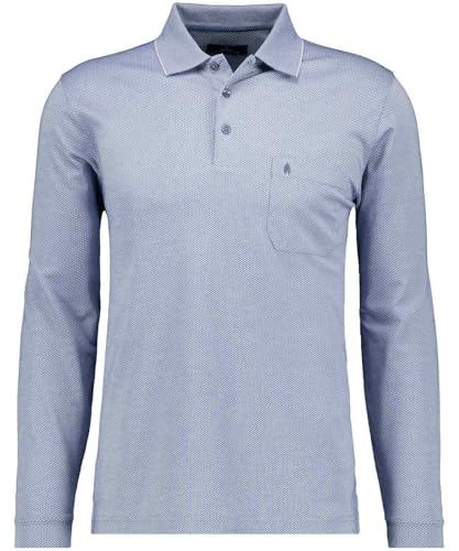 RAGMAN Herren Poloshirt Langarm Taube-073, XXL von RAGMAN