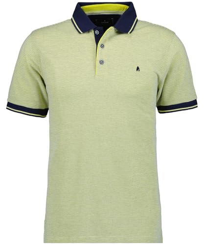 RAGMAN Herren Poloshirt farbig gestreift XXL, Gelb Flash-515 von RAGMAN