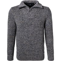 RAGMAN Herren Troyer blau unifarben von RAGMAN