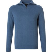 RAGMAN Herren Troyer blau unifarben von RAGMAN