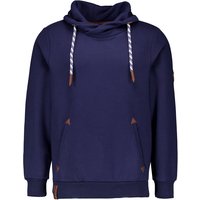 RAGMAN Herren Sweatshirt blau Baumwolle unifarben von RAGMAN
