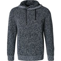 RAGMAN Herren Pullover blau Baumwolle unifarben von RAGMAN