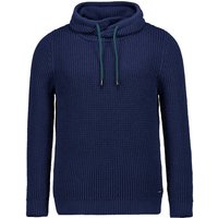 RAGMAN Herren Pullover blau unifarben von RAGMAN