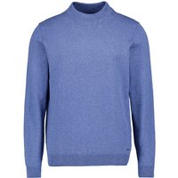 RAGMAN Herren Stehkragenpullover blau unifarben von RAGMAN