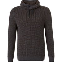 RAGMAN Herren Pullover braun Baumwolle unifarben von RAGMAN