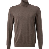 RAGMAN Herren Rollkragenpullover braun unifarben von RAGMAN