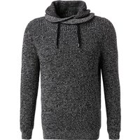 RAGMAN Herren Pullover grau Baumwolle unifarben von RAGMAN