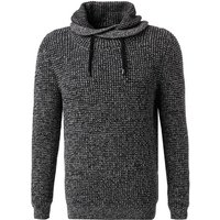 RAGMAN Herren Pullover grau Baumwolle unifarben von RAGMAN