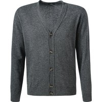 RAGMAN Herren Cardigan grau unifarben von RAGMAN