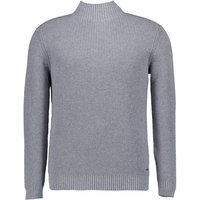 RAGMAN Herren Stehkragenpullover grau unifarben von RAGMAN