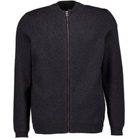 RAGMAN Herren Cardigan grau unifarben von RAGMAN