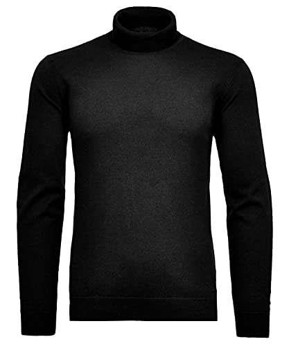 RAGMAN Herren Pullover mit Rollkragen 3XL, Schwarz-009 von RAGMAN