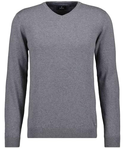 RAGMAN Herren Pullover mit V-Ausschnitt Mittelgrau-015, 4XL von RAGMAN