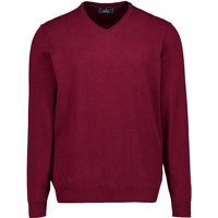 RAGMAN Herren Pullover rot unifarben von RAGMAN