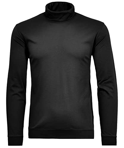 RAGMAN Herren Rollkragen-Shirt mit Bund M, Schwarz-009 von RAGMAN