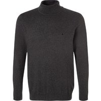 RAGMAN Herren Rollkragenpullover grau unifarben von RAGMAN