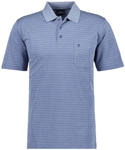 RAGMAN Herren Softknit-Polo Fineliner Türkisblau-797, XL von RAGMAN
