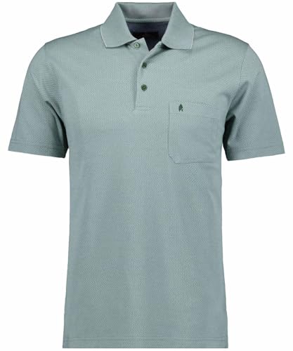 RAGMAN Herren Softknit-Polo Fischernetz Minze-320, 4XL von RAGMAN