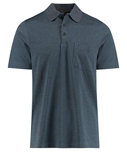 RAGMAN Herren Softknit-Polo Fishnet 3XL, Marine-070 von RAGMAN