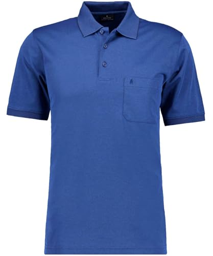 RAGMAN Herren Softknit-Polo mit Brusttasche, Kurzarm Schwarzblau-790, L von RAGMAN