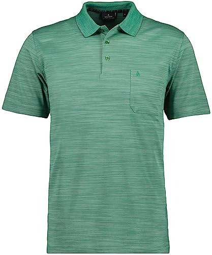 RAGMAN Herren Softknit-Polo mit Flamm-Optik 3XL, Minze-385 von RAGMAN