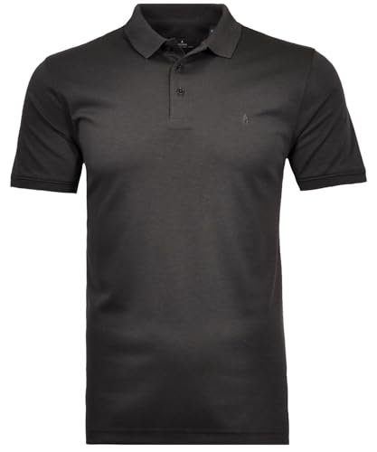 RAGMAN Herren Softknit-Polo modern fit Anthrazit-019, XL von RAGMAN