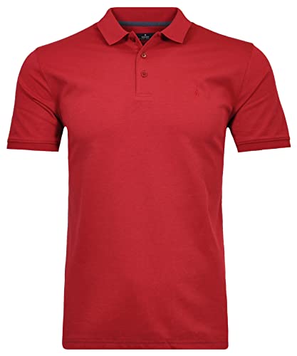 RAGMAN Herren Softknit-Polo modern fit S, Erdbeere-665 von RAGMAN