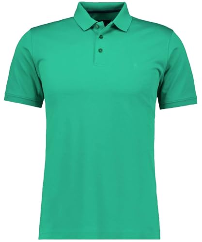 RAGMAN Herren Softknit-Polo modern fit Smaragd-378, XL von RAGMAN