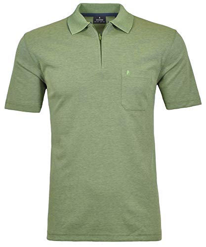 RAGMAN Herren Softknit-Poloshirt mit Zip 3XL, Mais-521 von RAGMAN