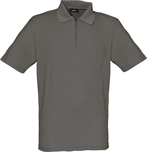 RAGMAN Herren Softknit-Poloshirt mit Zip 4XL, Macchiato-870 von RAGMAN