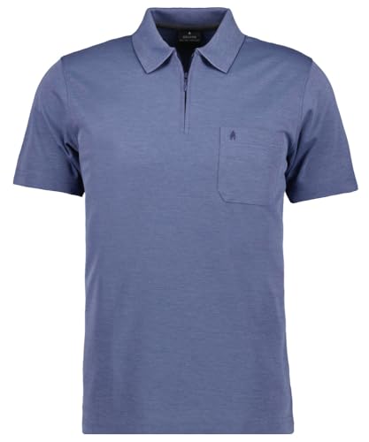 RAGMAN Herren Softknit-Poloshirt mit Zip 6XL, Türkisblau-797 von RAGMAN