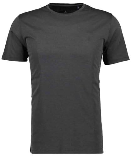 RAGMAN Herren Softknit T-Shirt, modern fit Anthrazit-019, XXL von RAGMAN