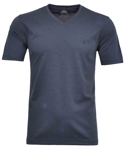 RAGMAN Herren Softknit T-Shirt V-Ausschnitt Azur-778, L von RAGMAN