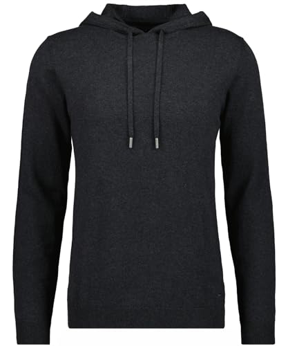 RAGMAN Herren Srickpullover mit Kapuze L, Anthrazit-019 von RAGMAN