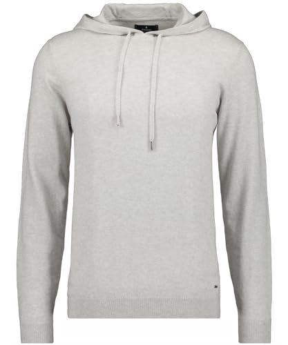 RAGMAN Herren Srickpullover mit Kapuze L, Hellgrau-013 von RAGMAN