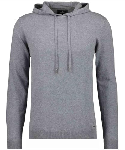 RAGMAN Herren Srickpullover mit Kapuze (DE/NL/SE/PL, Alphanumerisch, L, Regular, Regular, Mittelgrau-015) von RAGMAN
